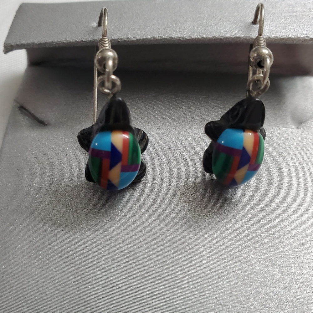 Silver Turtle Native American Style Shell For The… - image 2